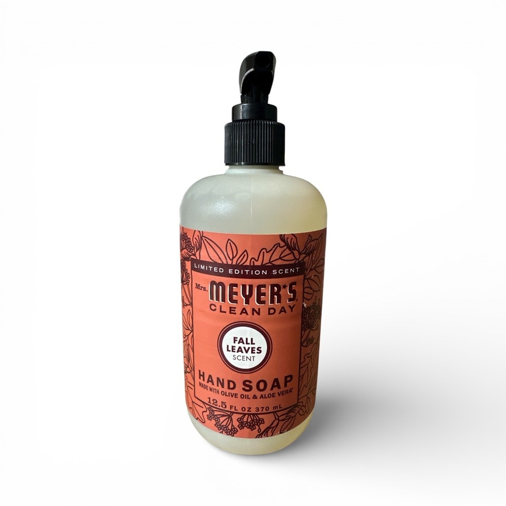 Mrs. Meyer's Clean Day Hand Soap Unisex 12.5oz Fall‎ Leaves Limited Edition New